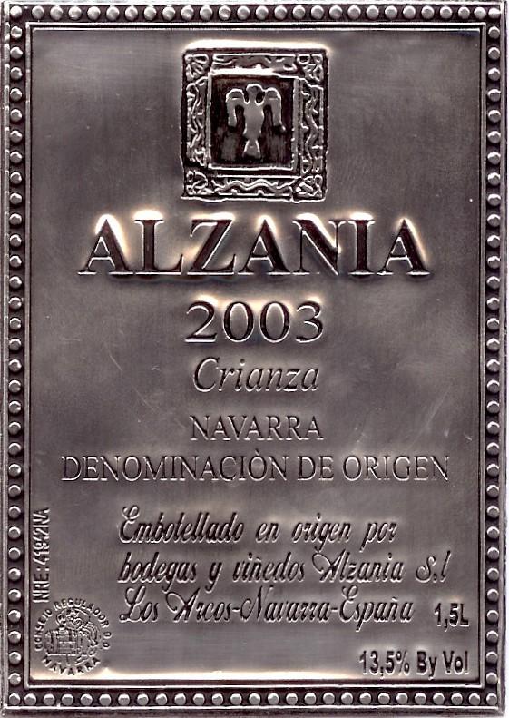 Alzania Crianza Red Wine