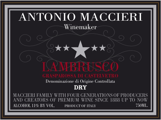 Lambrusco Grasparossa Di Castelvetro