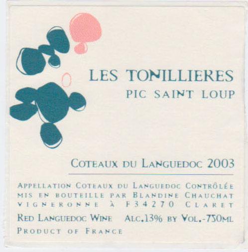 Les Tonilliers-Pic Saint Loup