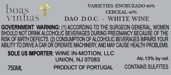 Boas Vinhas Branco