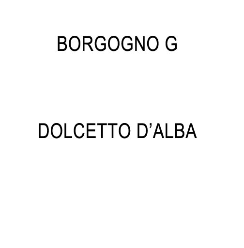 Dolcetto D'Alba