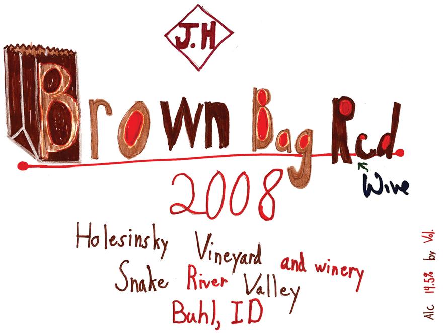 Brown Bag Red