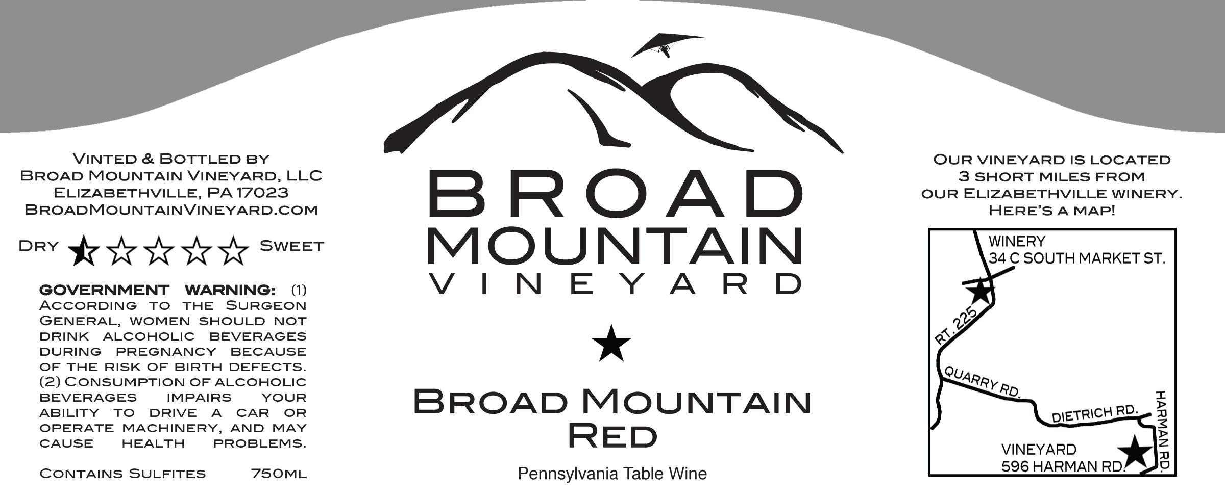 Broad Mountain Red