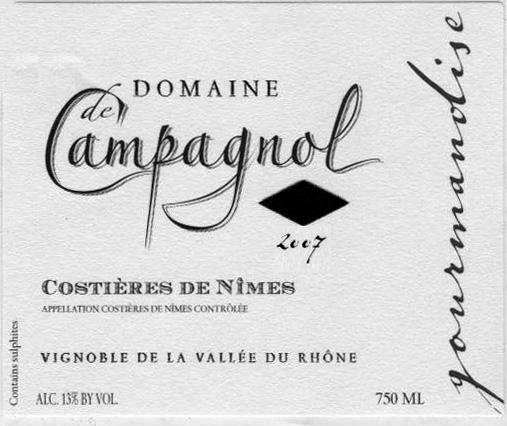 Costieres De Nîmes Red Dry Wine