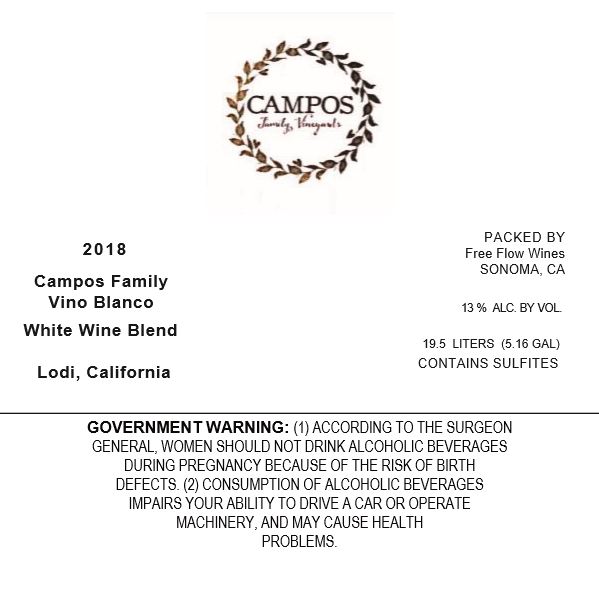 Campos Family Vino Blanco