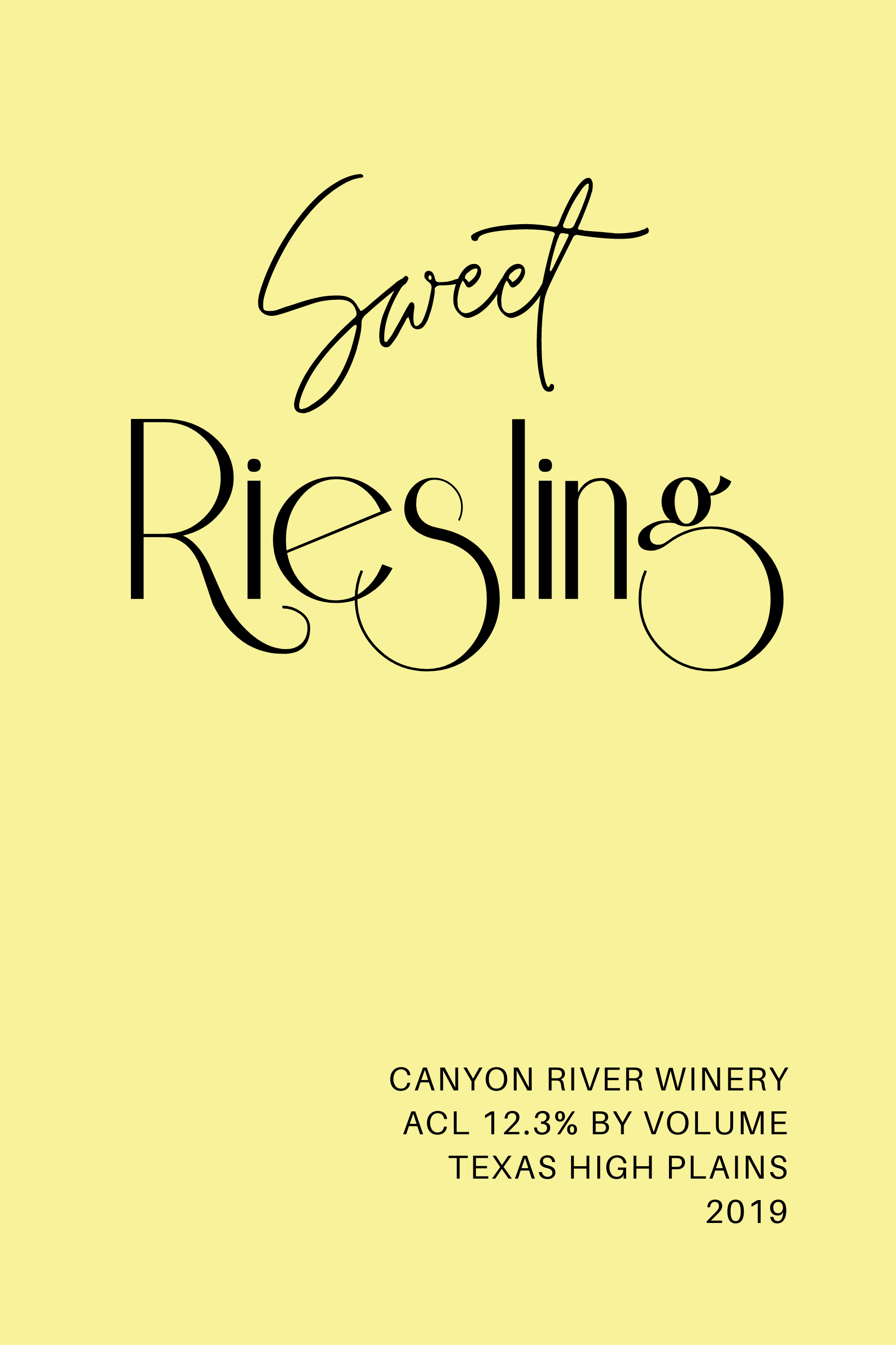 Sweet Riesling