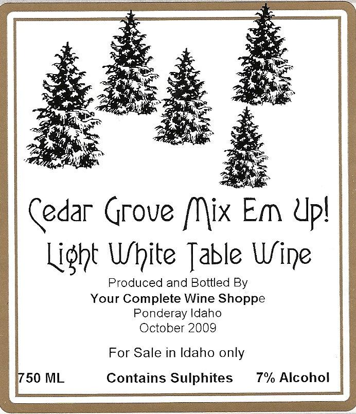 Mix Em Up ! Light White Table Wine