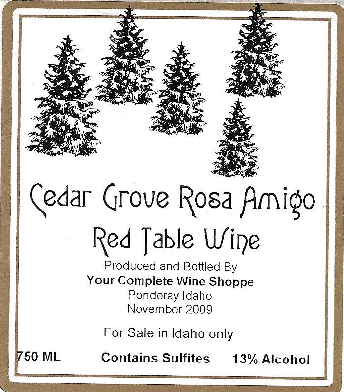 Cedar Grove Red
