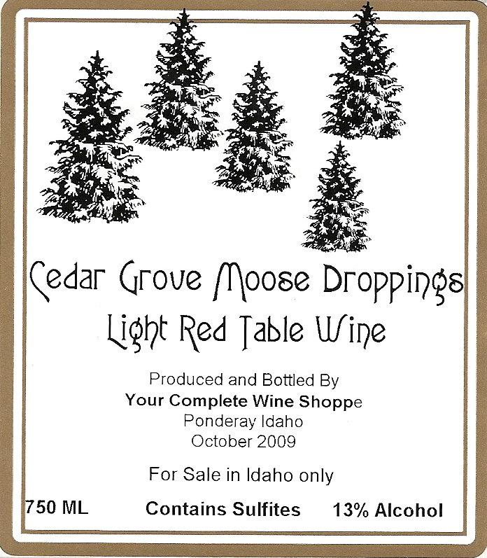 Moose Droppings Light Red