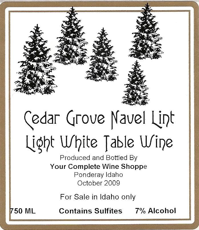 Navel Lint Light White