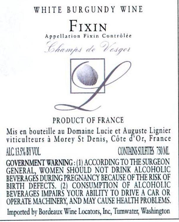 Domaine Lucie Et Auguste Lignier
