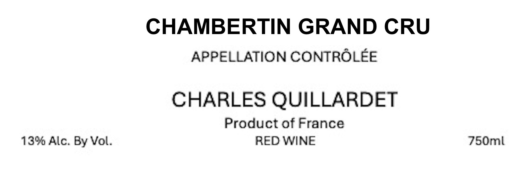 Chambertin Grand Cru