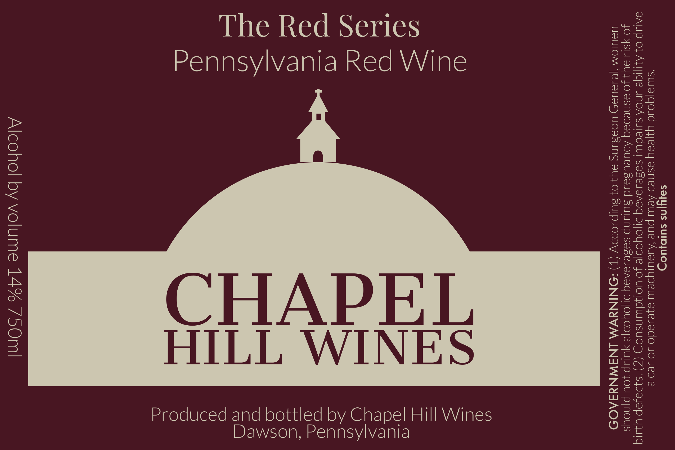 The Red Series - Pennsylvania Red Wine
