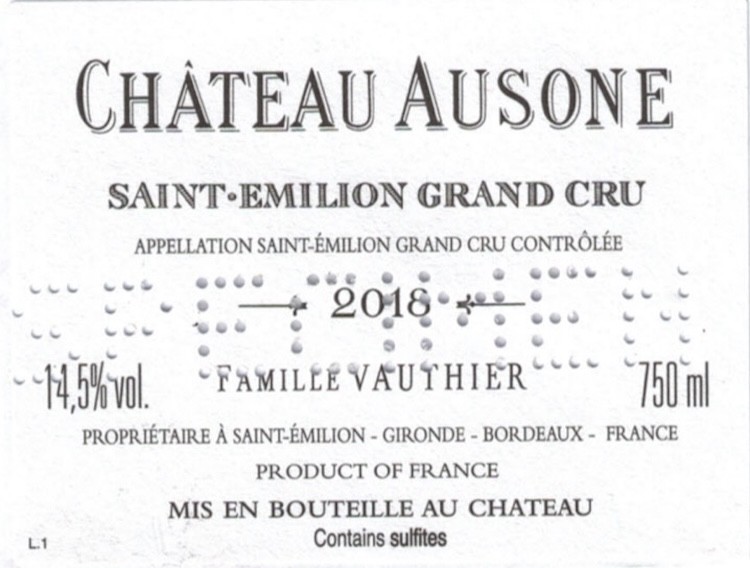 Chateau Ausone L.1