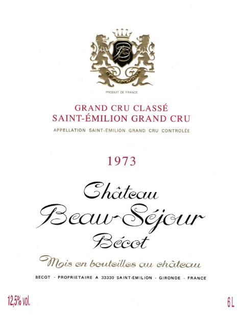 Château Beau-Séjour Bécot