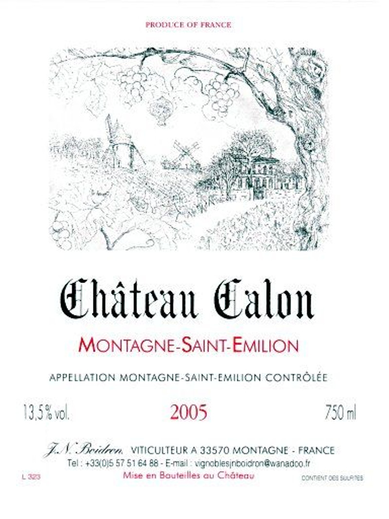 Château Calon Montagne - Saint - Emilion