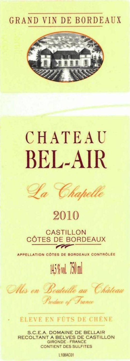 Chateau Bel-Air La Chapelle