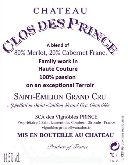 Clos des Prince