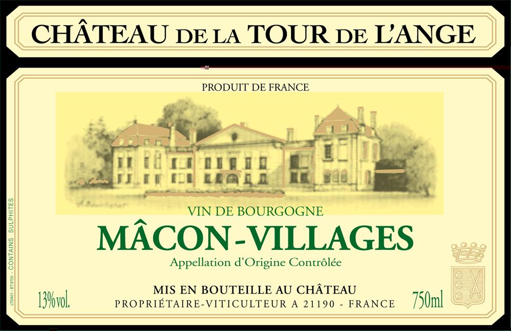 Château De La Tour De L'ange Mâcon - Villages White Burgundy Wine