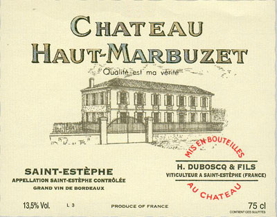 De Haut Marbuzet Red Wine