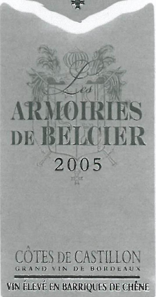 Les Armoiries de Belcier
