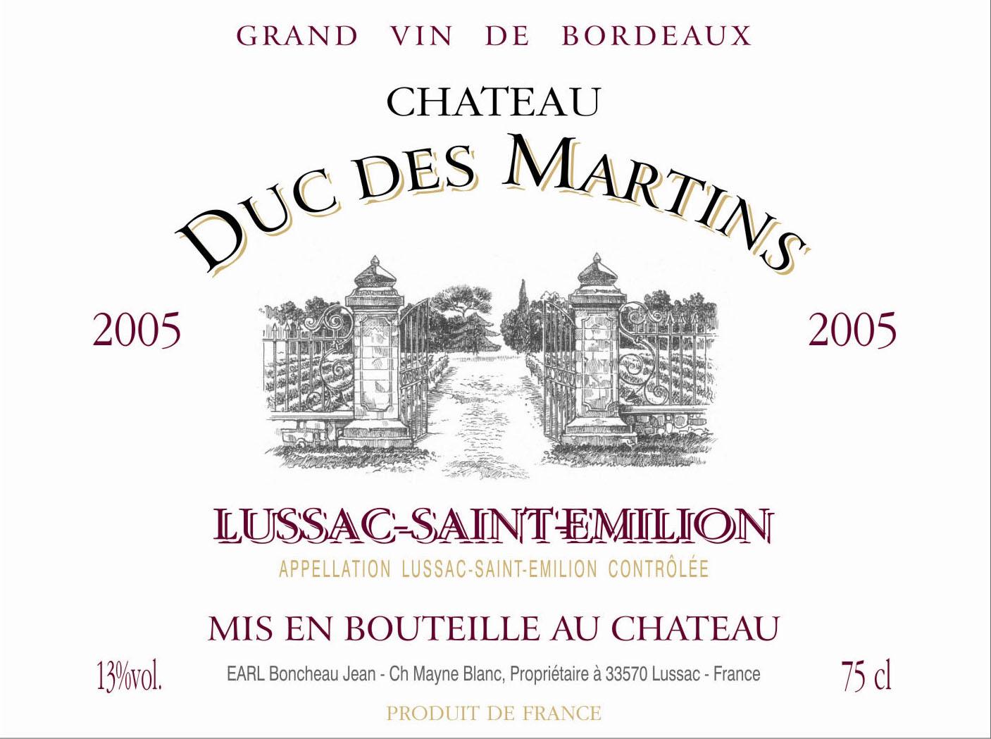 Grand Vin Duc Des