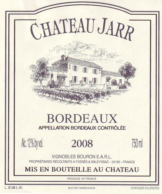 Chateau Jarr Bordeaux