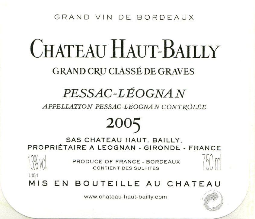 Haut - Bailly Grand Cru