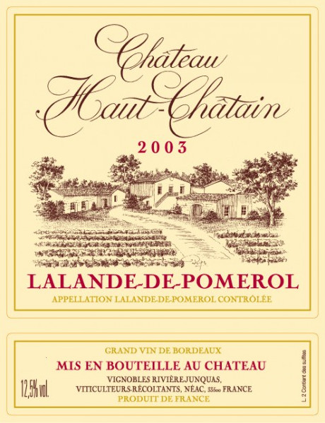 Haut Chatain Lalande De Pomerol