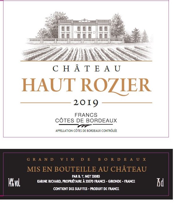 Haut Rozier Red Bordeaux Wine