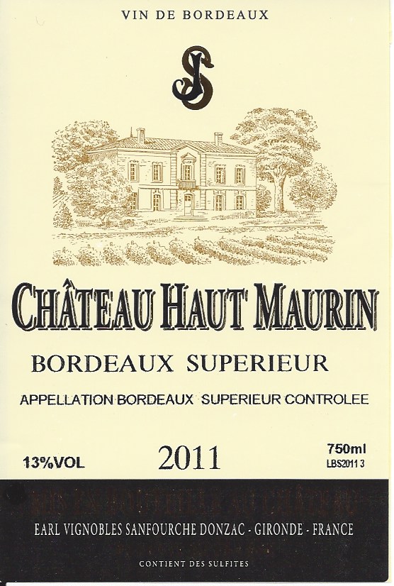 Château Haut Maurin Bordeaux Supérieur