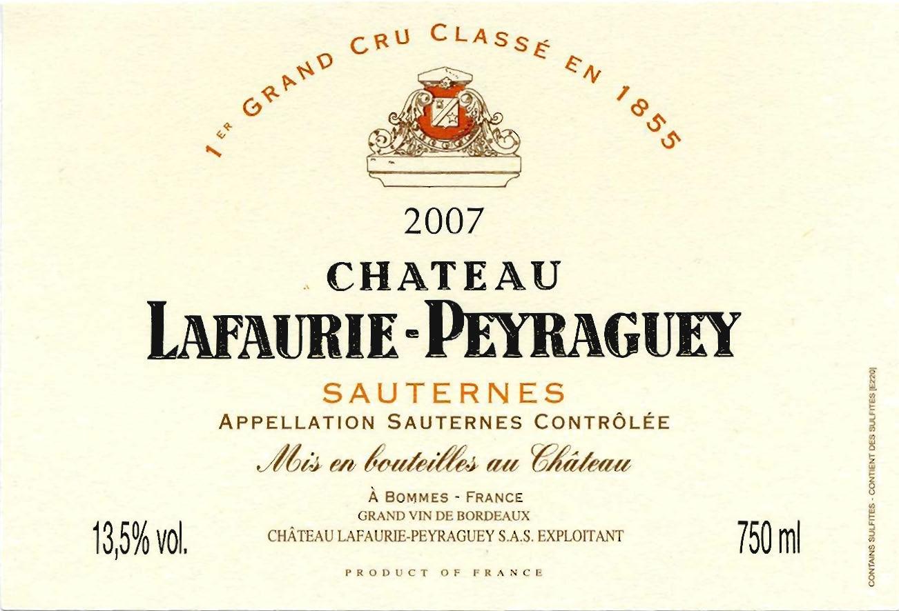Château Lafaurie - Peyraguey Premier Grand Cru Classé