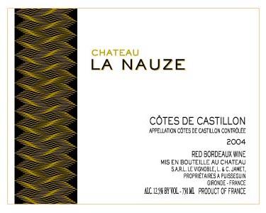 La Nauze Côtes De Castillon