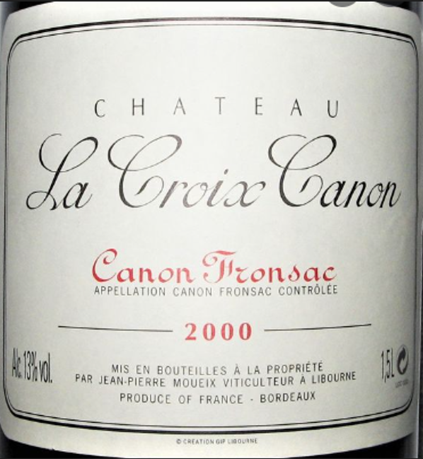 Chateau La Croix Canon