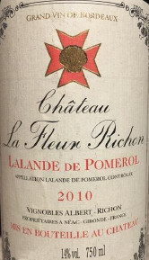 La Fleur Richon Red Wine