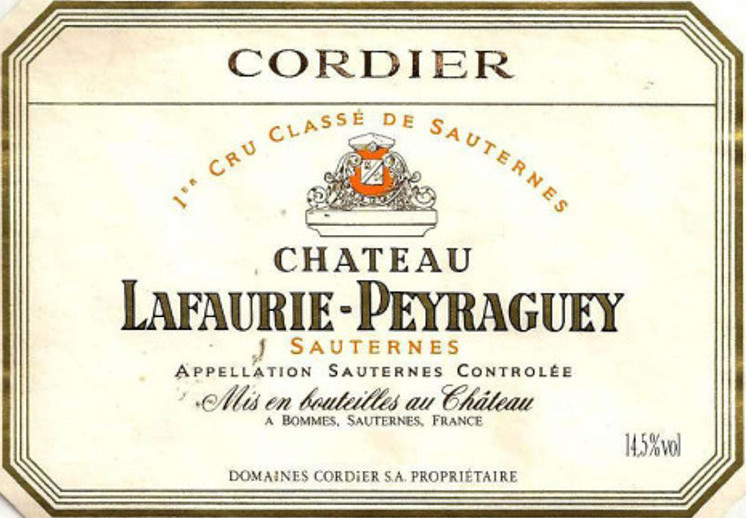 Château Lafaurie - Peyraguey Sauternes