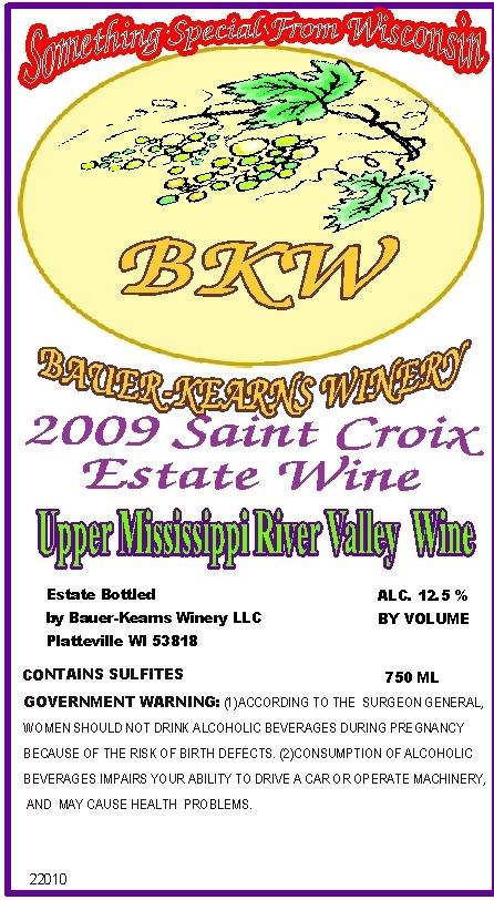 Saint Croix Estate Wine