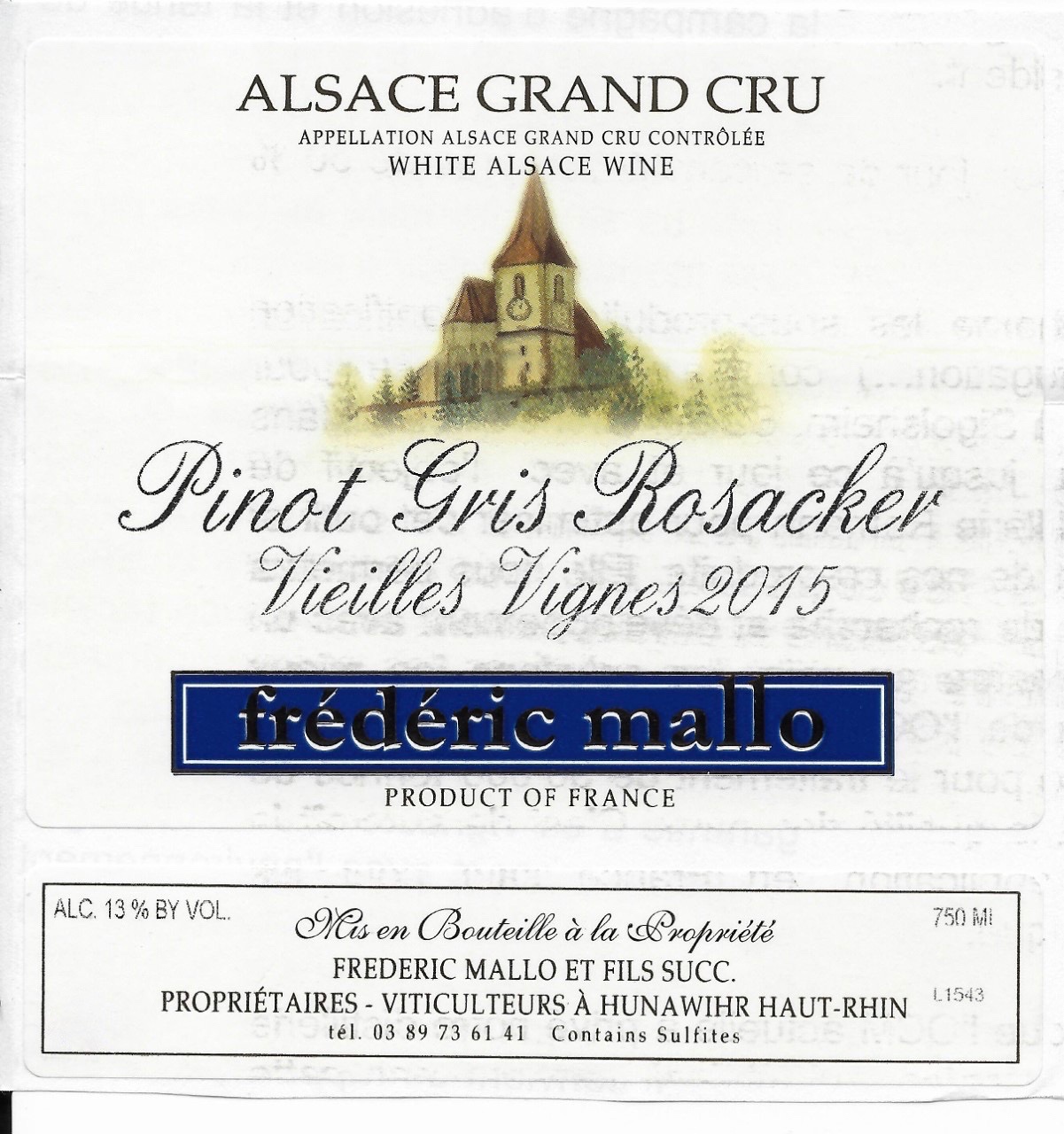 Rosacker Vieilles Vignes