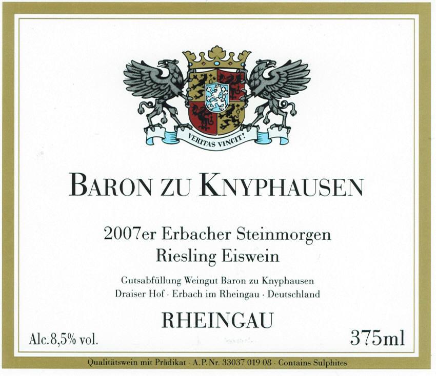 Erbacher Steinmorgen Riesling Eiswein