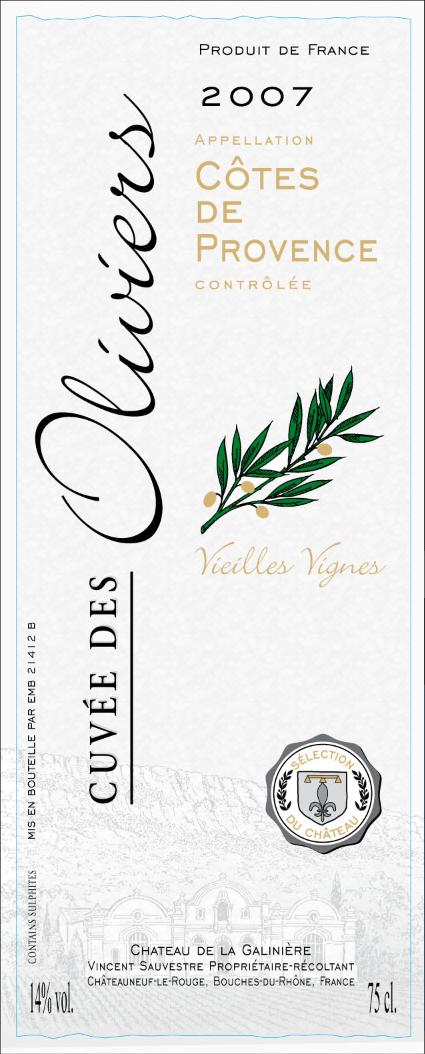 Cuvée des Oliviers