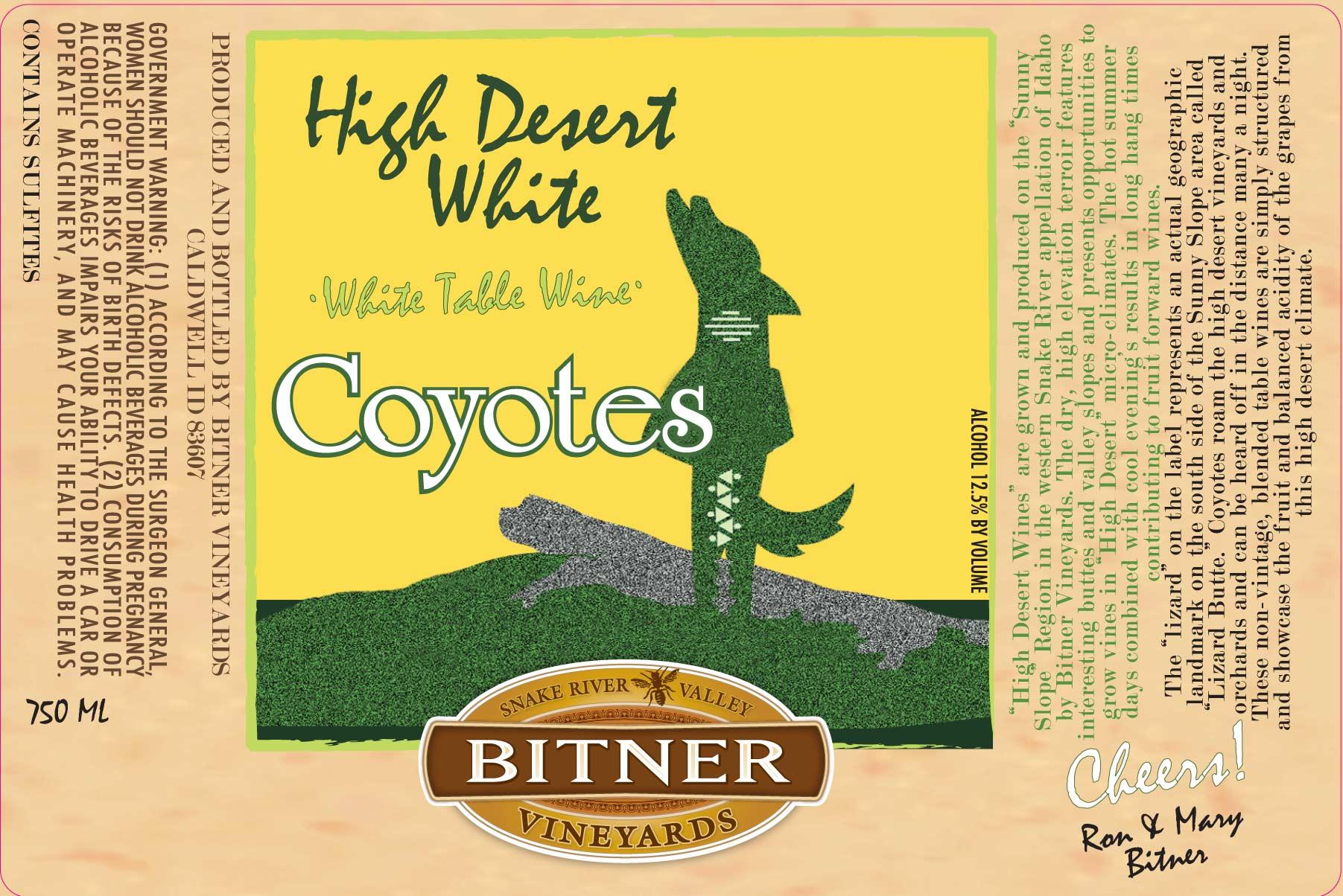 Coyotes High Desert White