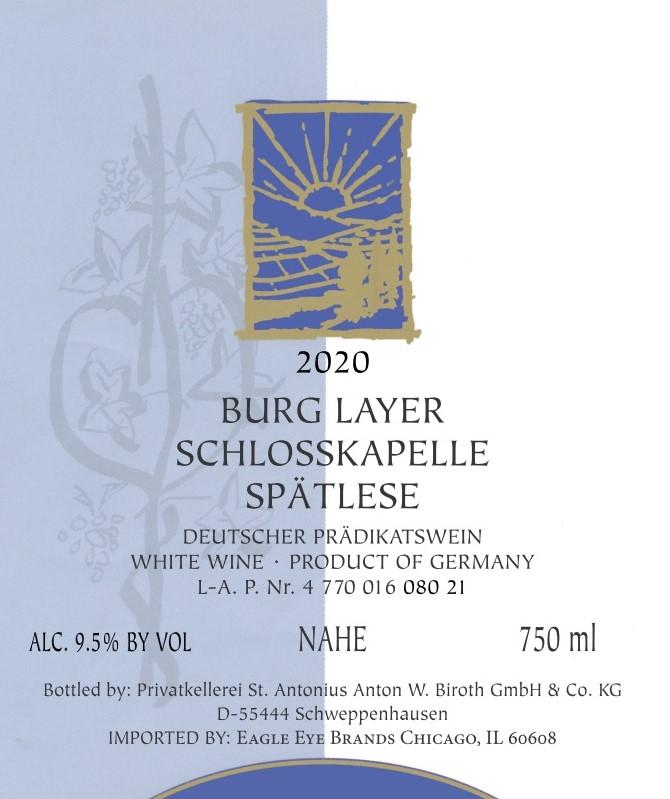 Burg Layer Schlosskapelle Spätlese