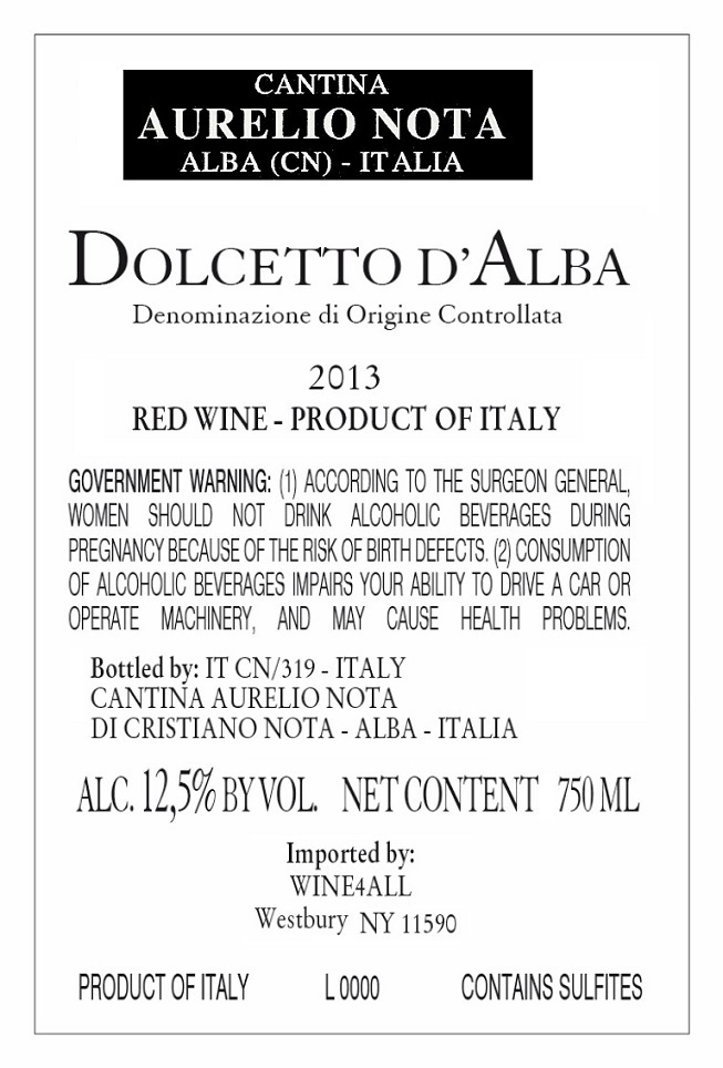 Dolcetto d'Alba