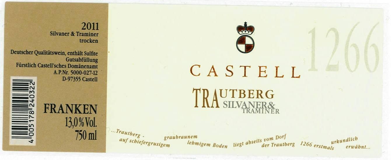 Trautberg Silvaner + Traminer
