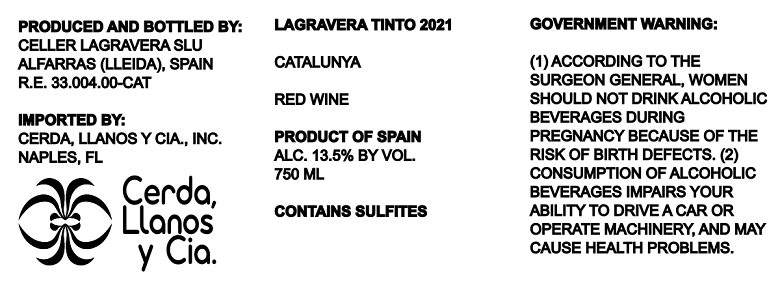 Lagravera Tinto
