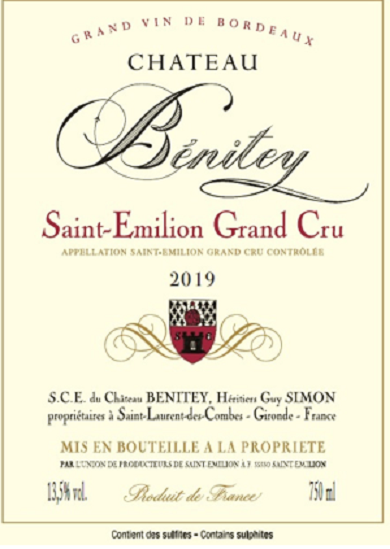 Benitey Saint - Emilion Grand Cru