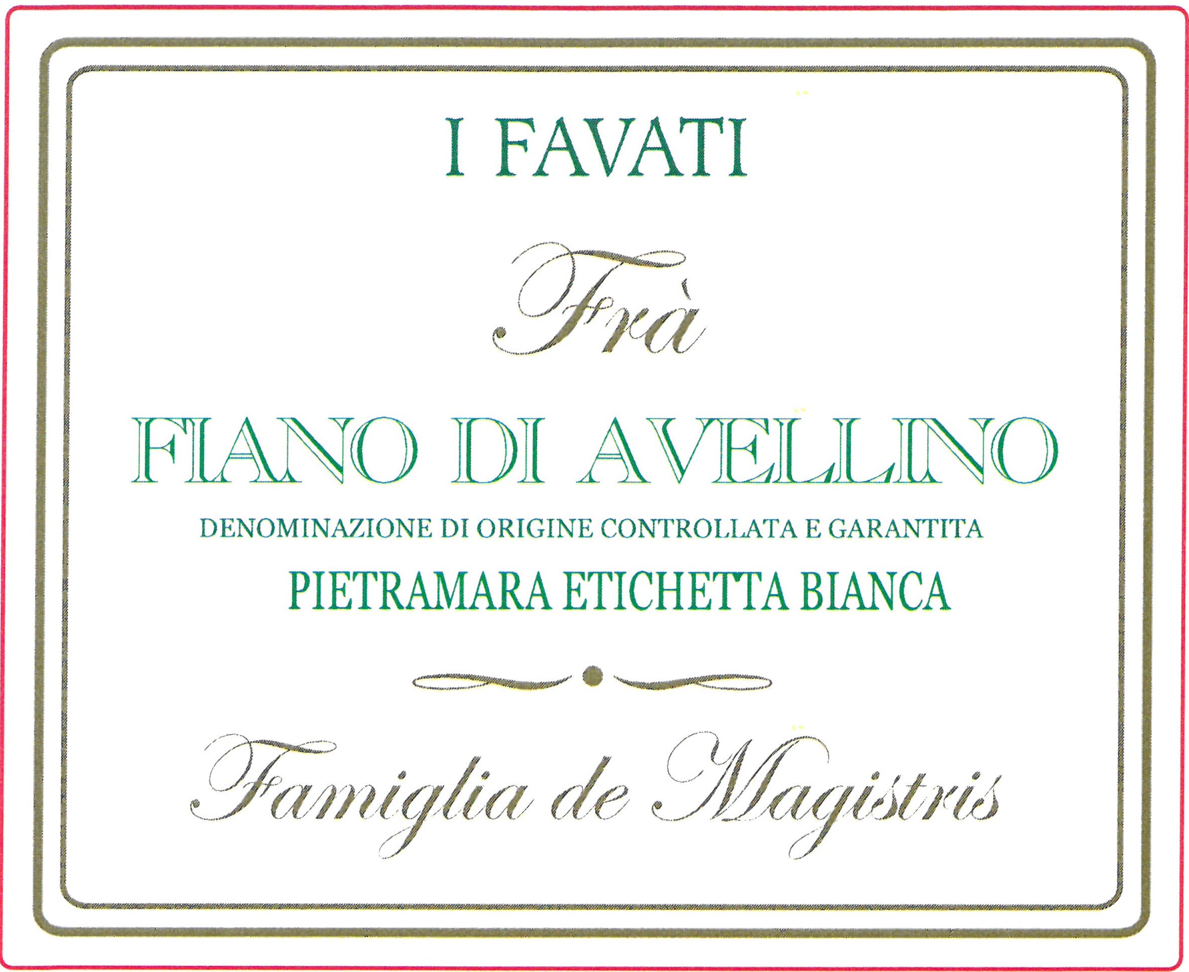 Pietramara Etichetta Bianca