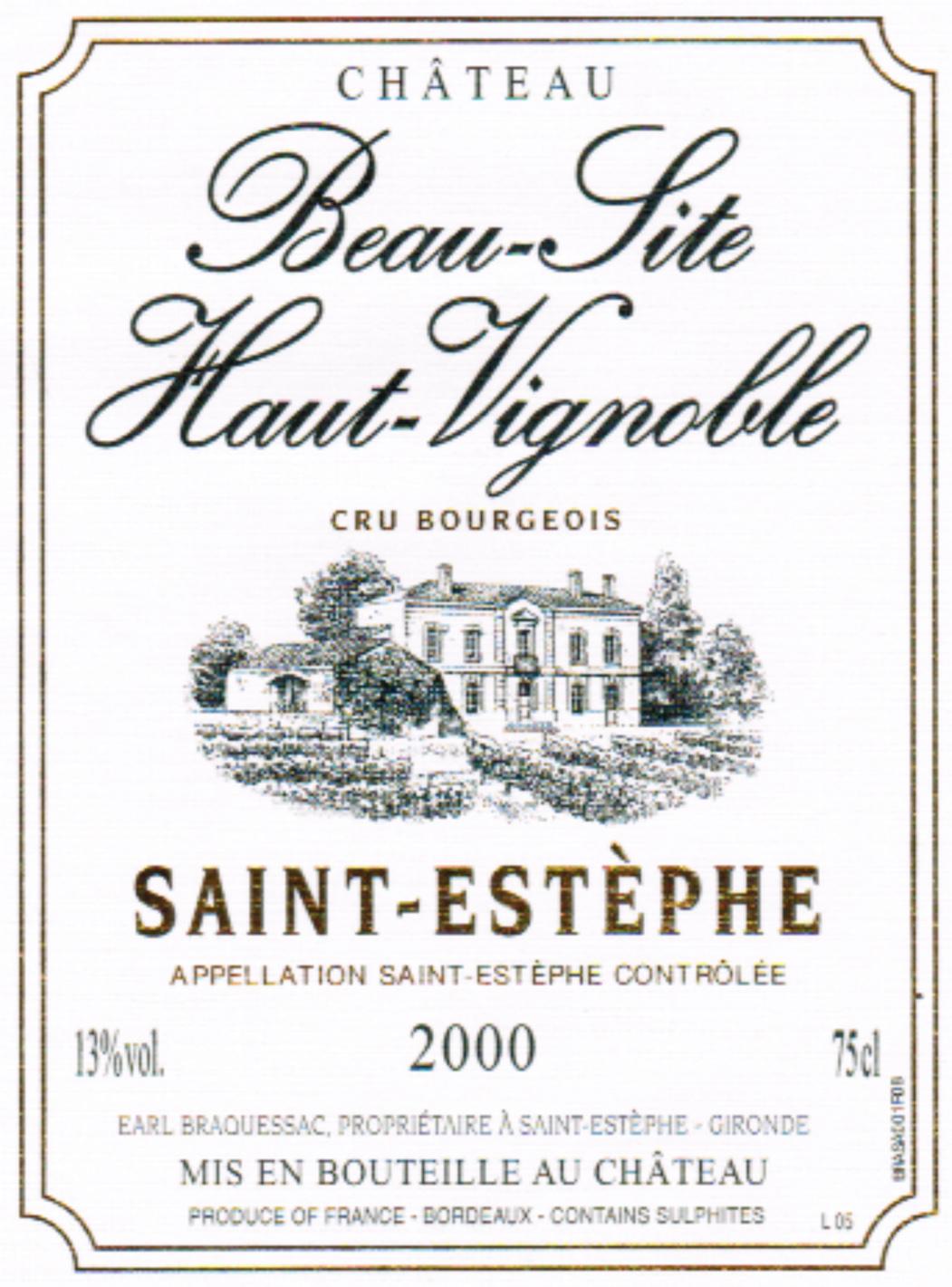 Château Beau Site Haut Vignoble