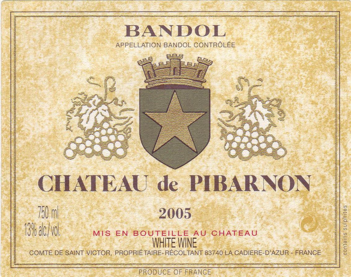 Chateau De Pibarnon Bandol White