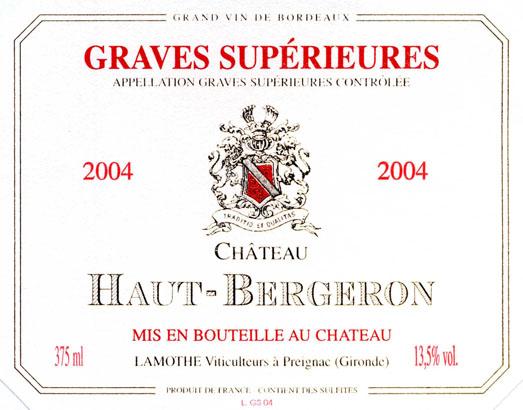 Chateau Haut Bergeron